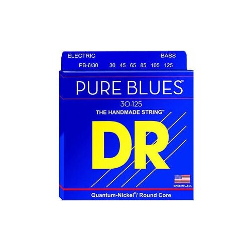 фото Струны 4-струнной для бас-гитары dr pb6-30 (30-125) extra-life