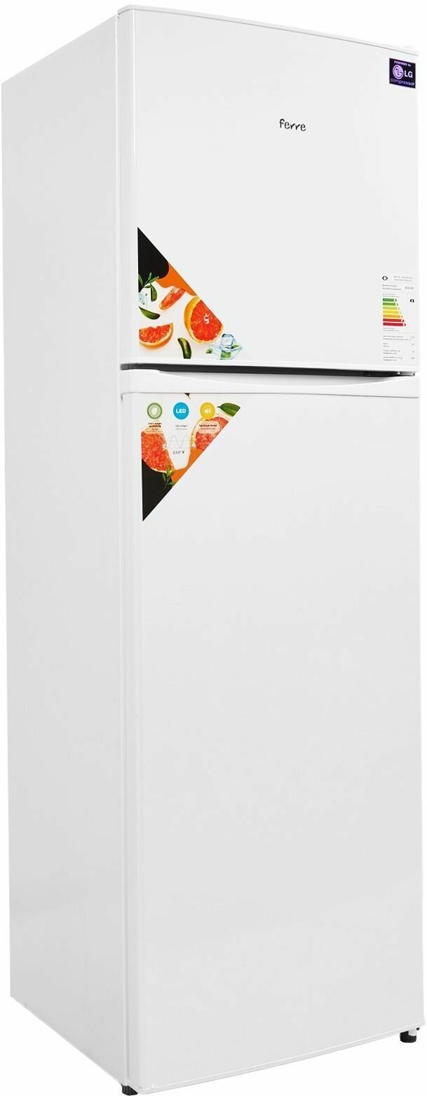 Холодильник двухкамерный FERRE BCD-325 белый - фотография № 1