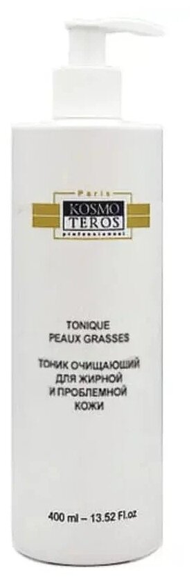 Kosmoteros Professionnel Очищающий тоник для жирной и проблемной кожи Tonique Peau Grasse et Problematique, 400 мл