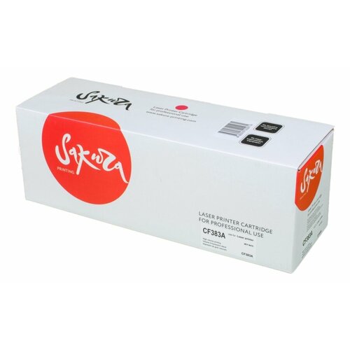 Картридж лазерный Sakura 312A / CF383A пурпурный 2700 стр. для HP (SACF383A) мпс картридж hp 312a лазерный пурпурный 2700 стр