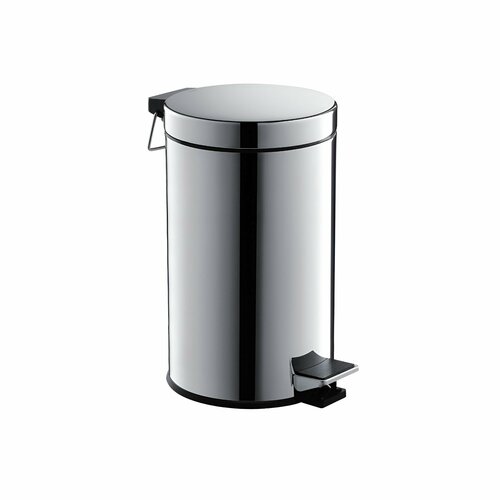 Корзина для мусора с педалью 8л AQUATEK полир хром AQ4992CR 5158₽