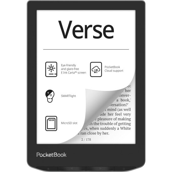 Электронная книга Pocketbook 629 Verse mist grey