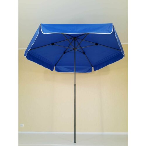 Зонт садовый D2.0m синий зонт садовый gu 03 синий с крестообразным основанием