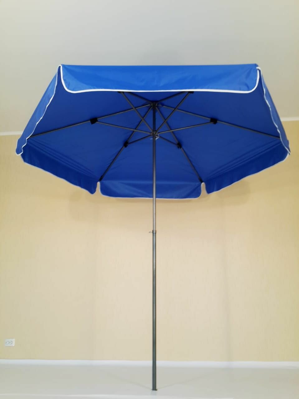 Зонт садовый D2.0m синий