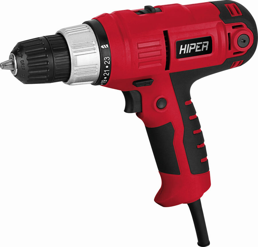 фото Шуруповерт HIPER HES350/2B, сетевой