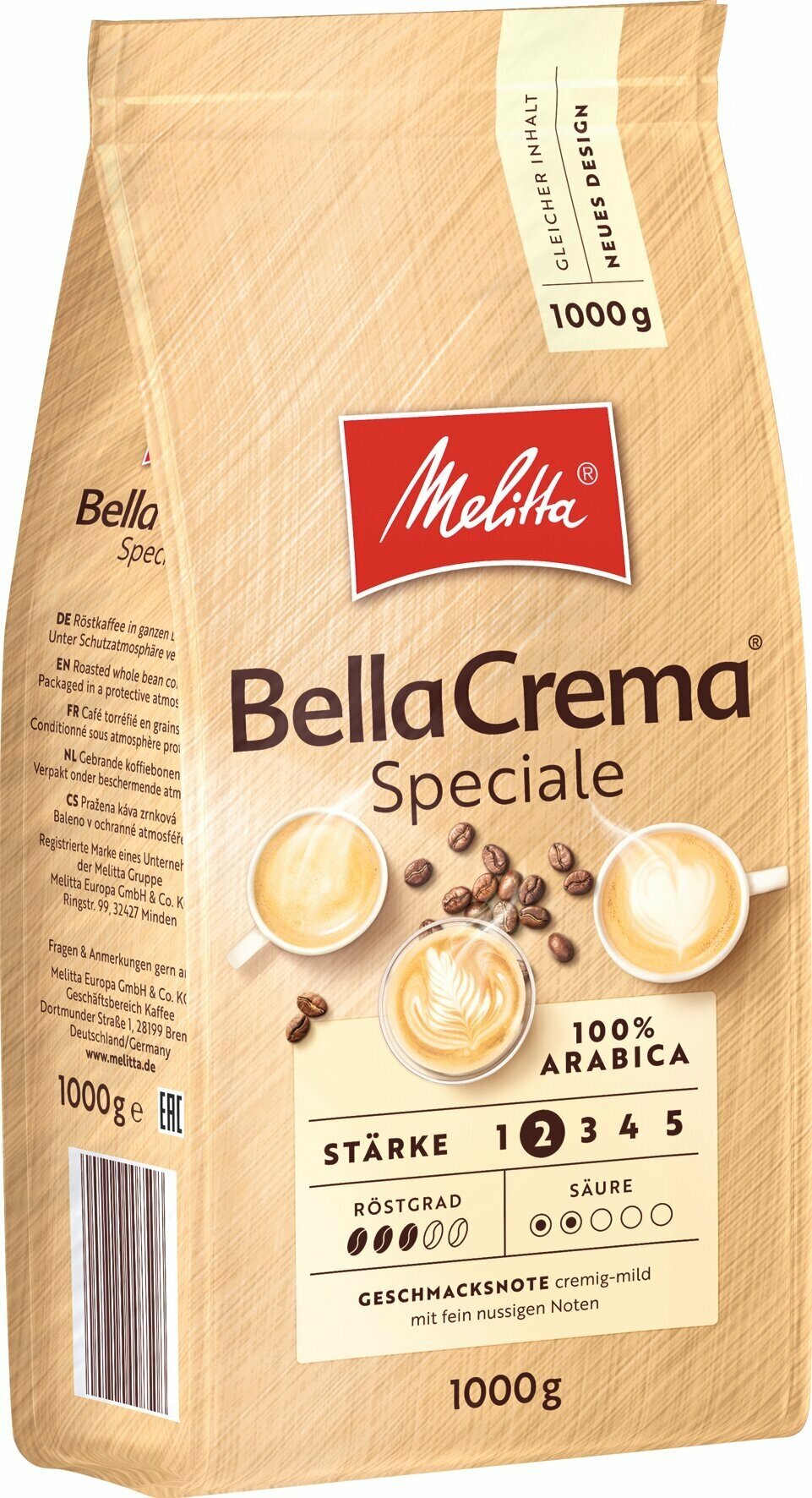 Кофе в зернах Melitta BC Speciale, 1 кг (Мелитта)