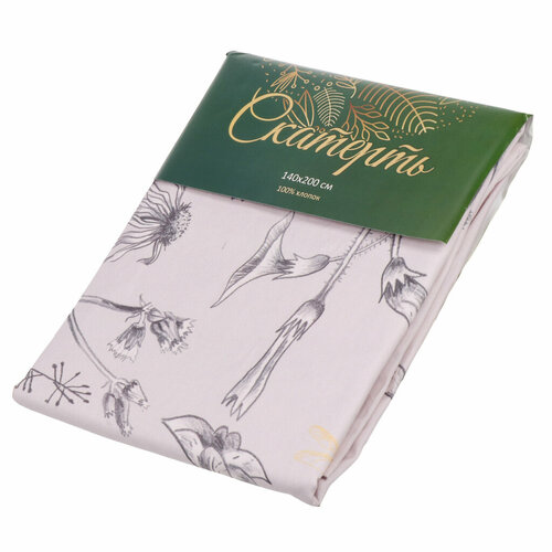 Скатерть 200х140 см 100хл Libelula беж 2657₽