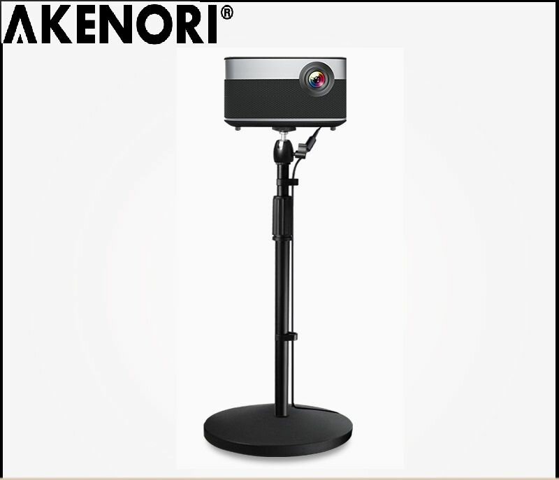 Кронштейн для проектора, штатив для проектора Akenori L-10 (черный) 28-40см круг