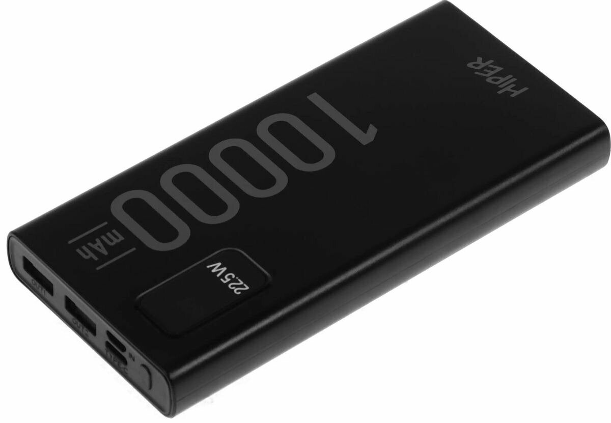 Мобильный аккумулятор HIPER EP 10000 черный (ep 10000 black) - фото №12