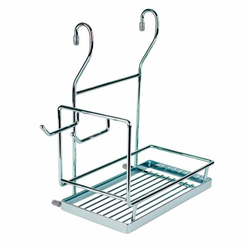 Полка на рейлинг Trodos KS-2013 прямоугольная 1-ярусная хром 955₽