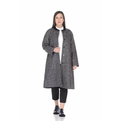 Пальто Prima Woman, размер 48, серый