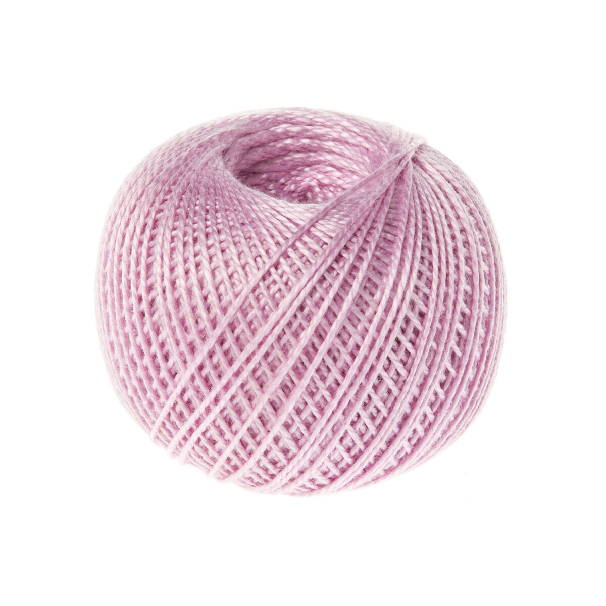 Нитки для вязания и плетения 'ирис' (100% хлопок), 25г, 150м (1702 бледно-сиреневый), 20 мотков