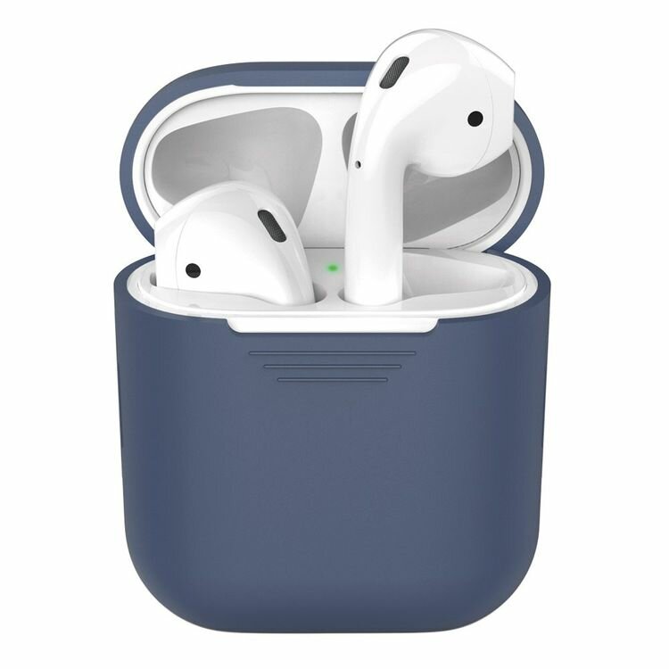 Силиконовый чехол Deppa для AirPods, синий