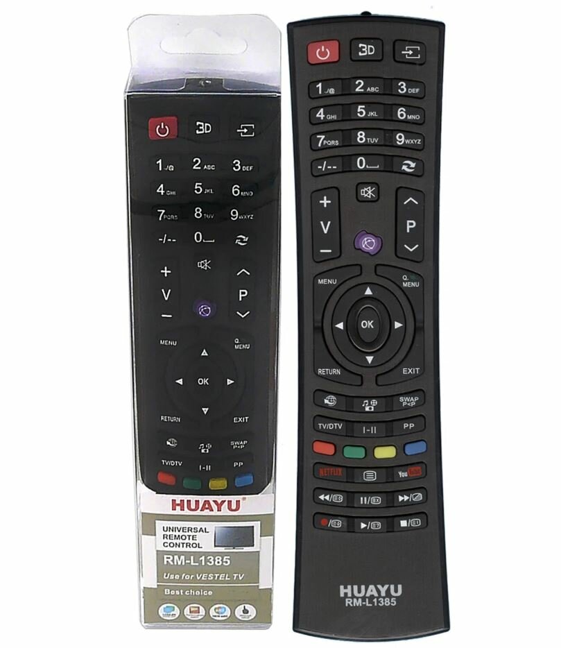 Пульт Huayu для VESTEL RM-L1385 универсальный