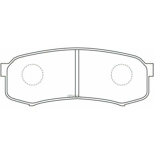 Тормозные колодки задние (Toyota LC 80/90/120 90/Mitsubishi