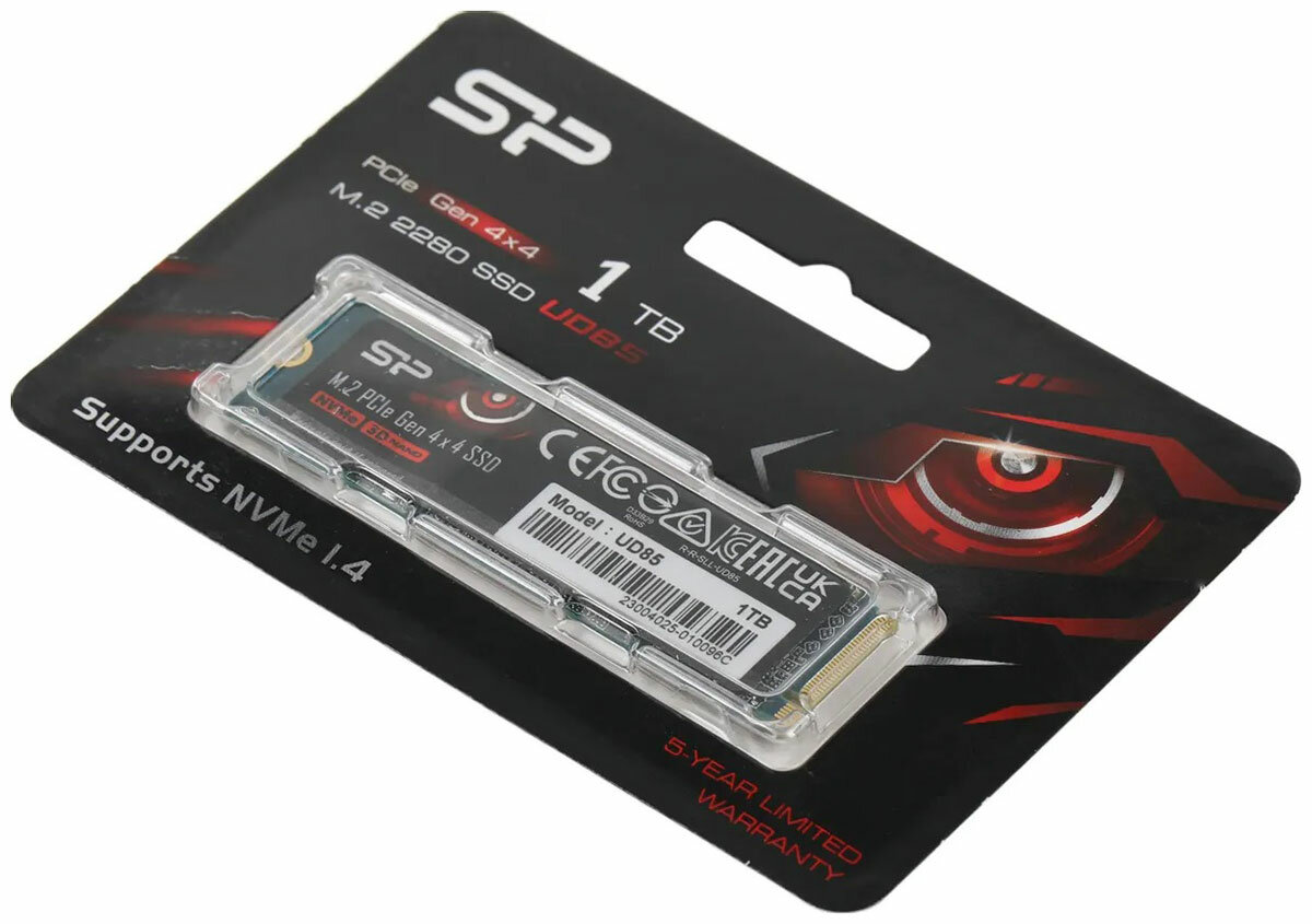 Накопитель SSD M.2 Silicon Power 1.0TB UD85 (SP01KGBP44UD8505) - фото №13