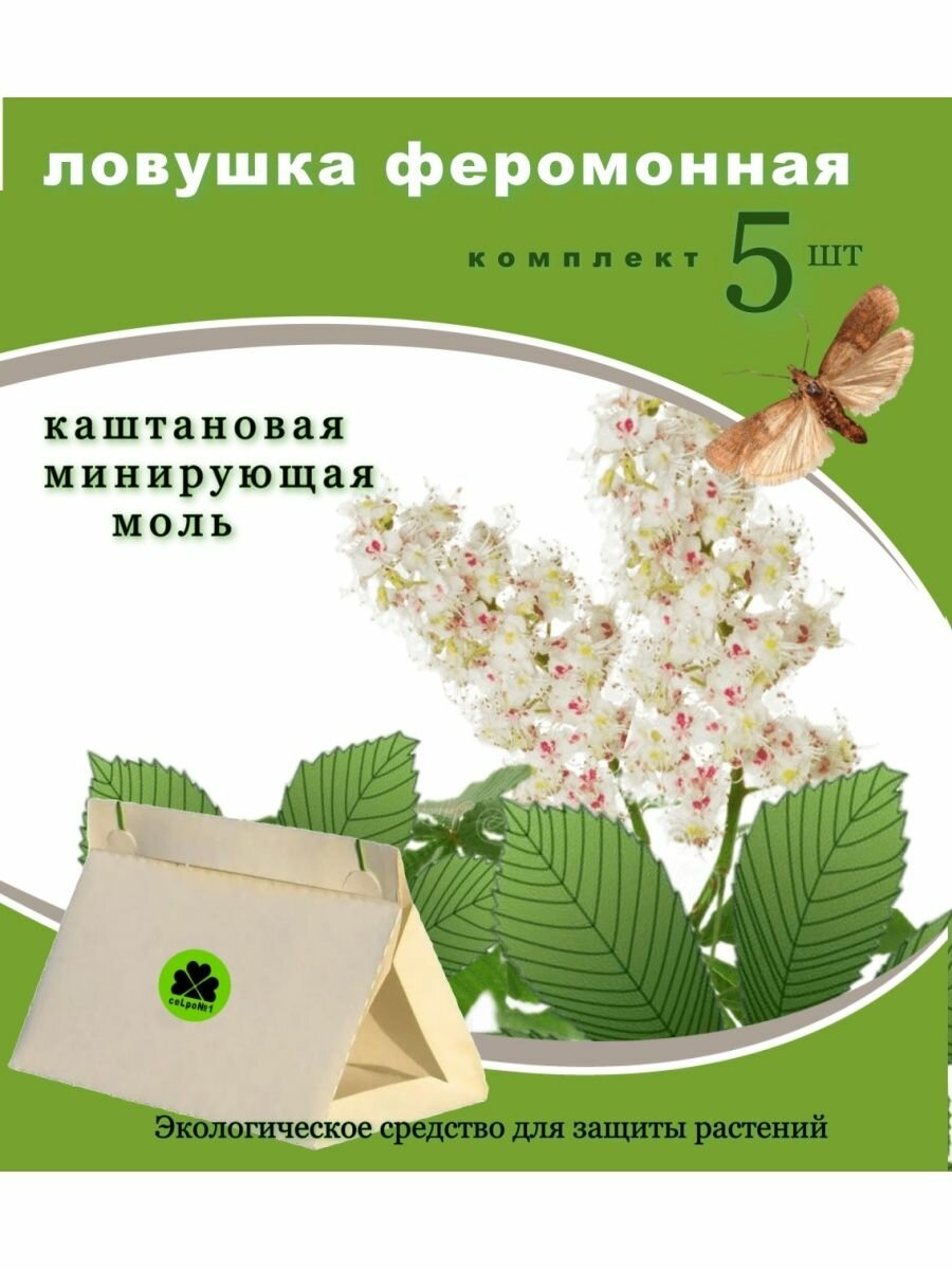 Феромонная ловушка каштановая минирующая моль