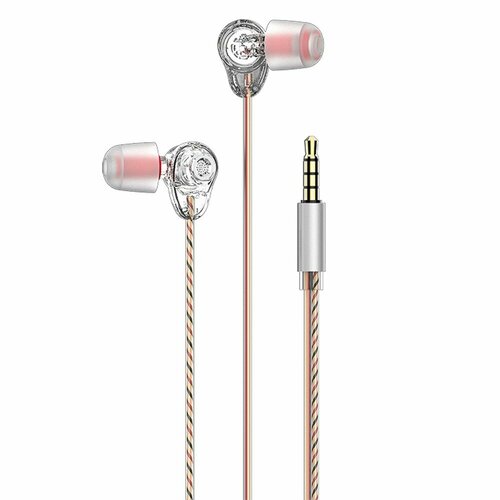 Наушники Forza 410-034 вакуумные с микрофоном глубокий бас 120см пластик 69700₽