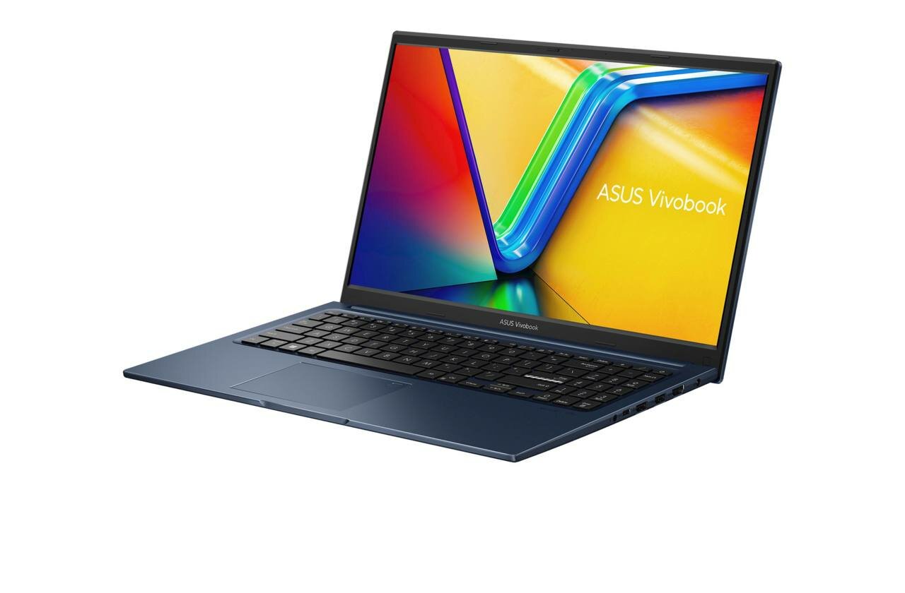 15.6" Ноутбук ASUS Vivobook 15 , Intel Core i3-1215U (1.2 ГГц), RAM 8 ГБ, SSD 512 ГБ, Intel UHD Graphics, No Os, Quiet Blue , Rus KB