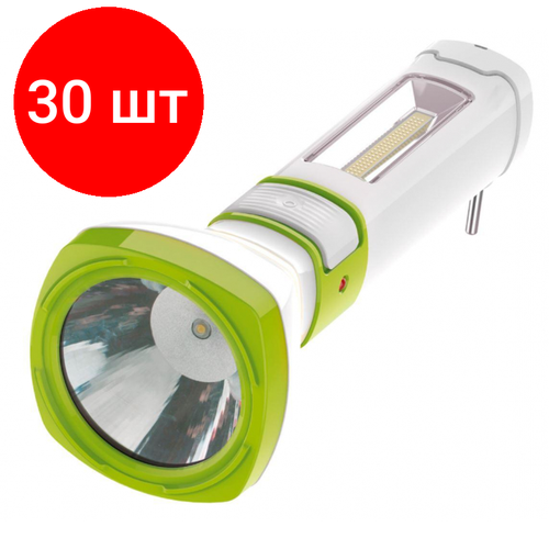 фонарь аккумуляторный космос ac7035wled 5w led Комплект 30 штук, Фонарь светодиодный аккум. Космос 5W LED, бок. пан, COB 3Вт,3 реж, з/у