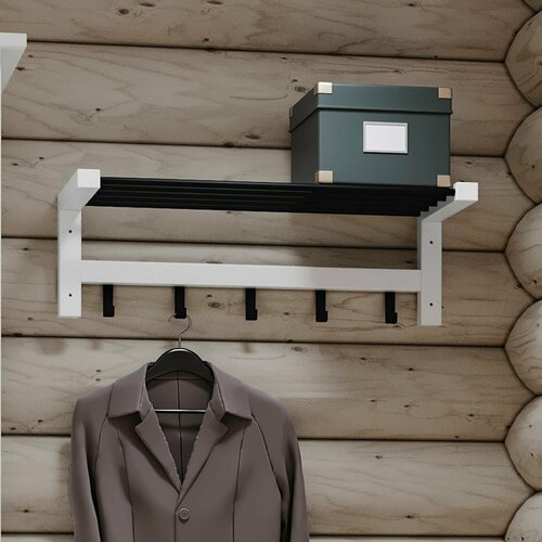 Полка навесная ГУД ЛАКК Кантри 79х32 см, белая