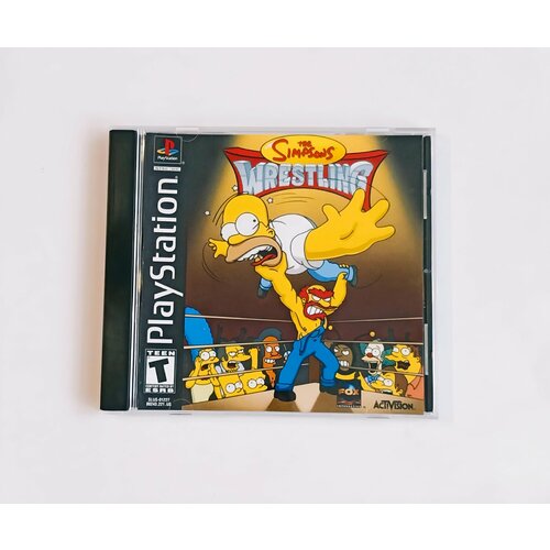 Игра The Simpsons Wrestling для PlayStation 1 PS1 1000₽