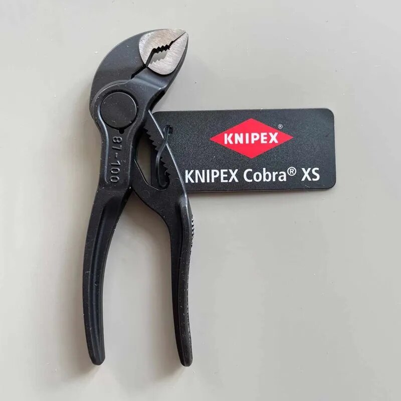 Сантехнические клещи 87 00 100 Cobra XS 100 мм черный 100 мм, плоскогубцы