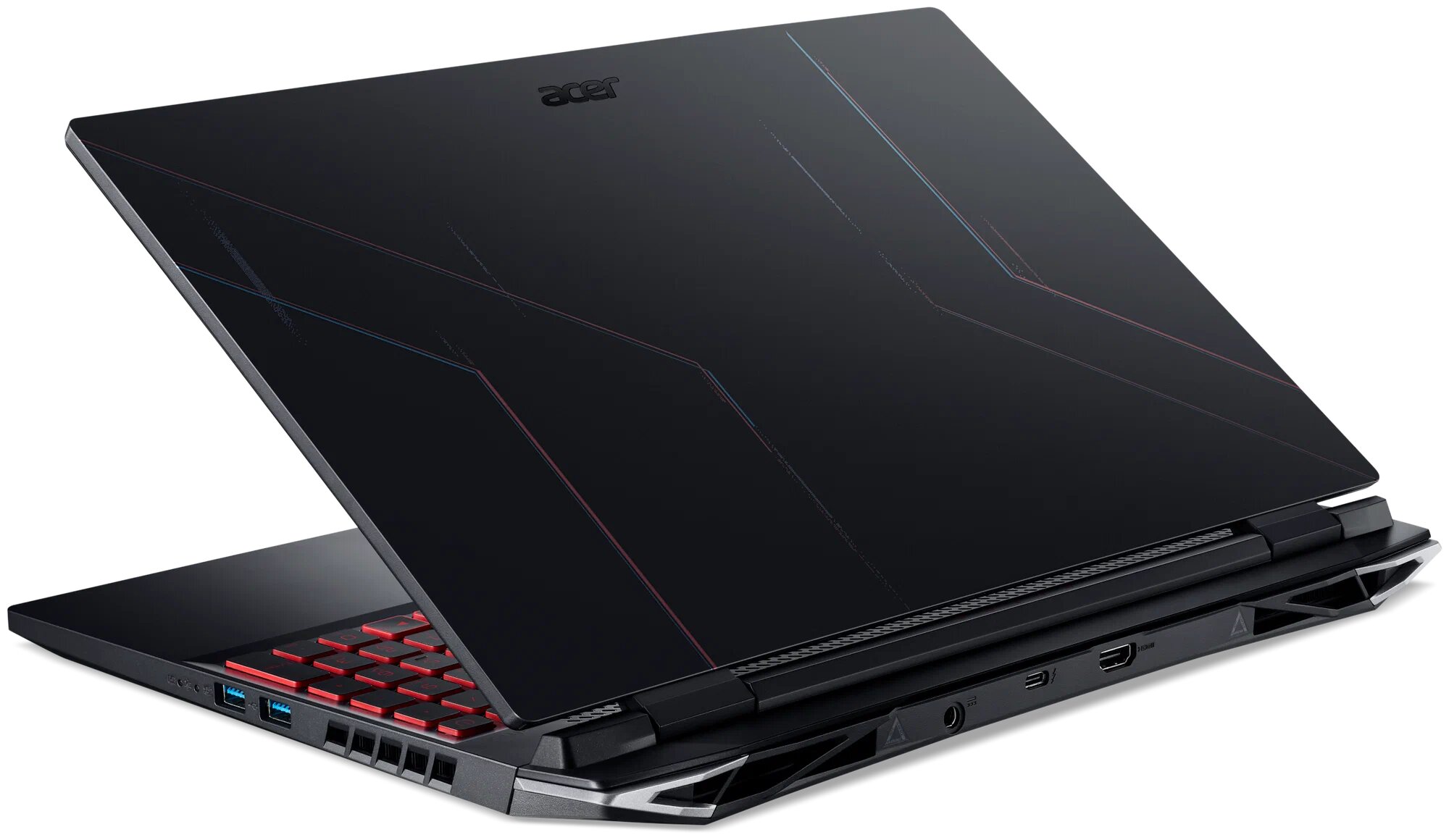 15.6 " Ноутбук Acer Nitro 5 AN515-58, 1920х1200 144Гц, Intel Core i7-12650H (2.3 ГГц), RAM 32ГБ, SSD 2048ГБ, NVIDIA GeForce RTX 4060 (8 Гб), Windows 11 Pro, русская клавиатура, черный — фото 1