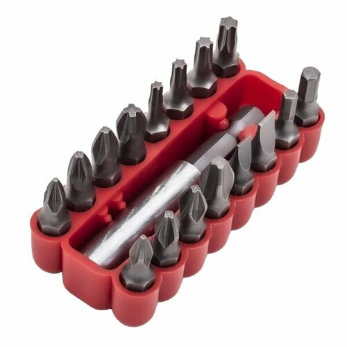 Набор бит ИНТЕРСКОЛ типы PHPZSLTHEX с магнитным держателем 17 шт арт 0309 035 403₽