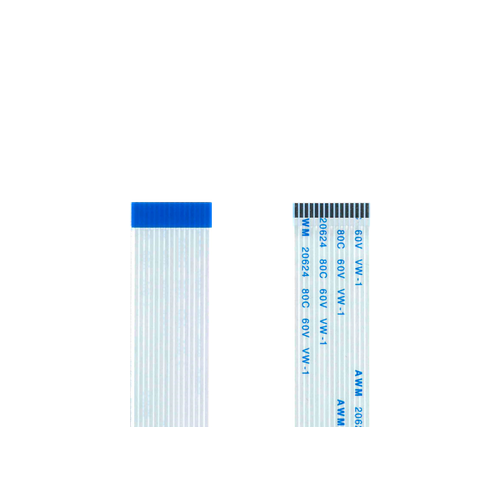 Шлейф 15 pin, 10 см, шаг 1 мм FFC, прямой А