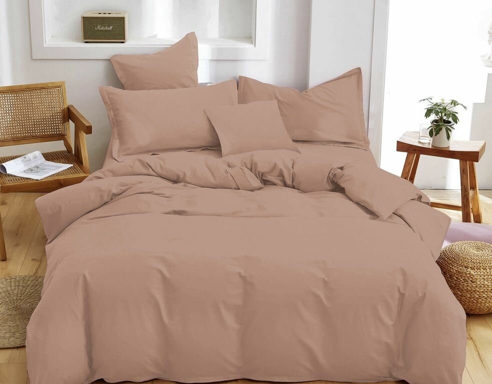 Постельное белье семейное Sleeping Place сатин простынь 240x220см пододеяльники 2 шт. 145x214 см наволочки 50x70