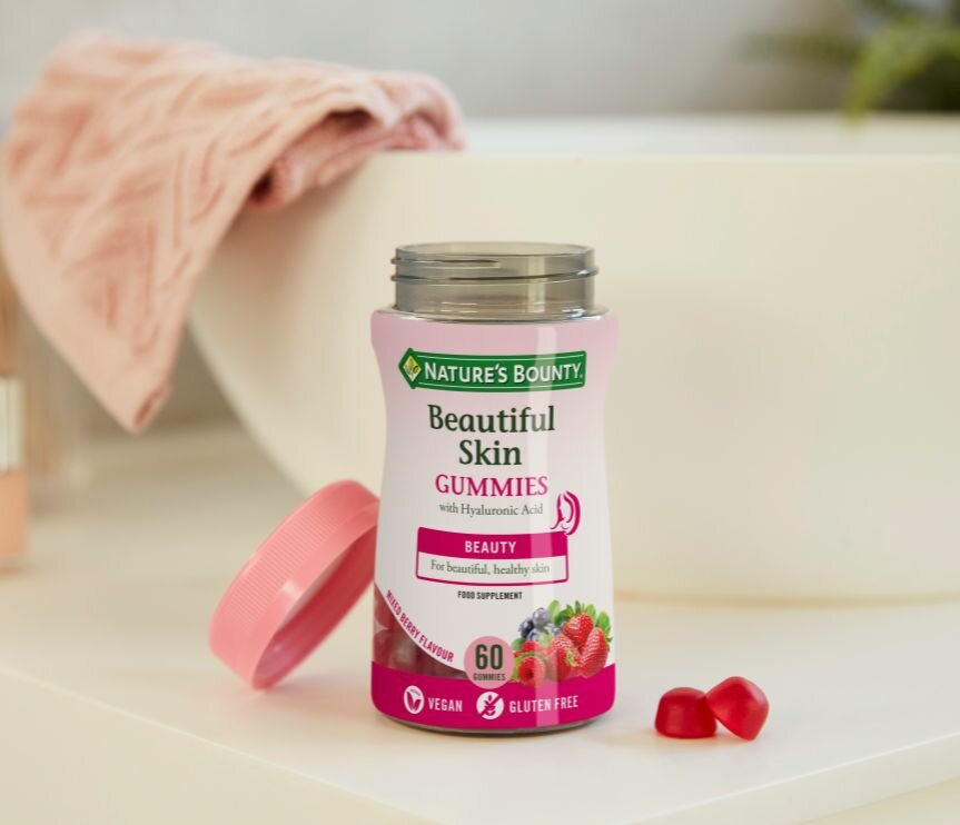 Бад Для Кожи И Волос БАД Nature's Bounty Жевательные пастилки-гаммис "Кожа, волосы, ногти", 60 шт.