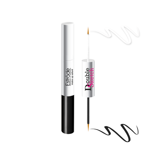 ESTRADE Двусторонняя подводка жидкая DOUBLE SKETCH 01 черно-белый 470₽