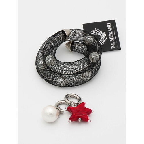 Браслет PJ Murano, 1 шт., черный/белый