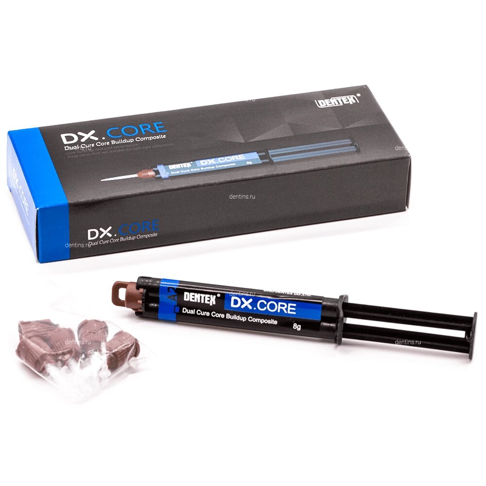 Цемент двойного отверждения для билдапа DX. CORE 8 г Dentex (Китай)