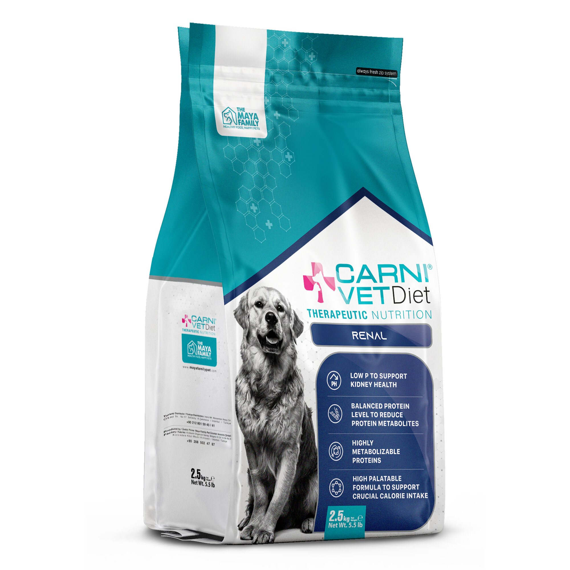 Сухой корм Carni Vet Diet Dog Renal (Карни) диетический для собак при хронической почечной недостаточности, 2,5 кг