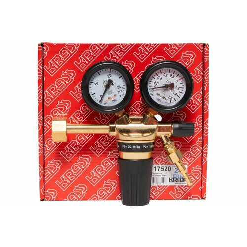 KRASS Редуктор инертные газы Азот СО2 Воздух Аргон Гелий и т д Base Control Inert 201 МПа 30 м3ч поверенный 2117520PV 8358₽