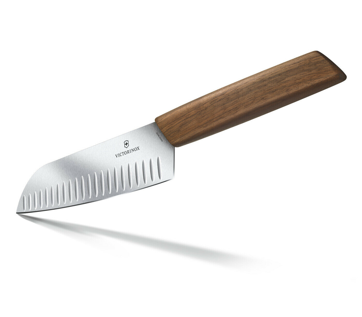 Нож кухонный Victorinox Swiss Modern (6.9050.17KG) стальной разделочный лезв.170мм дерево блистер - фото №8