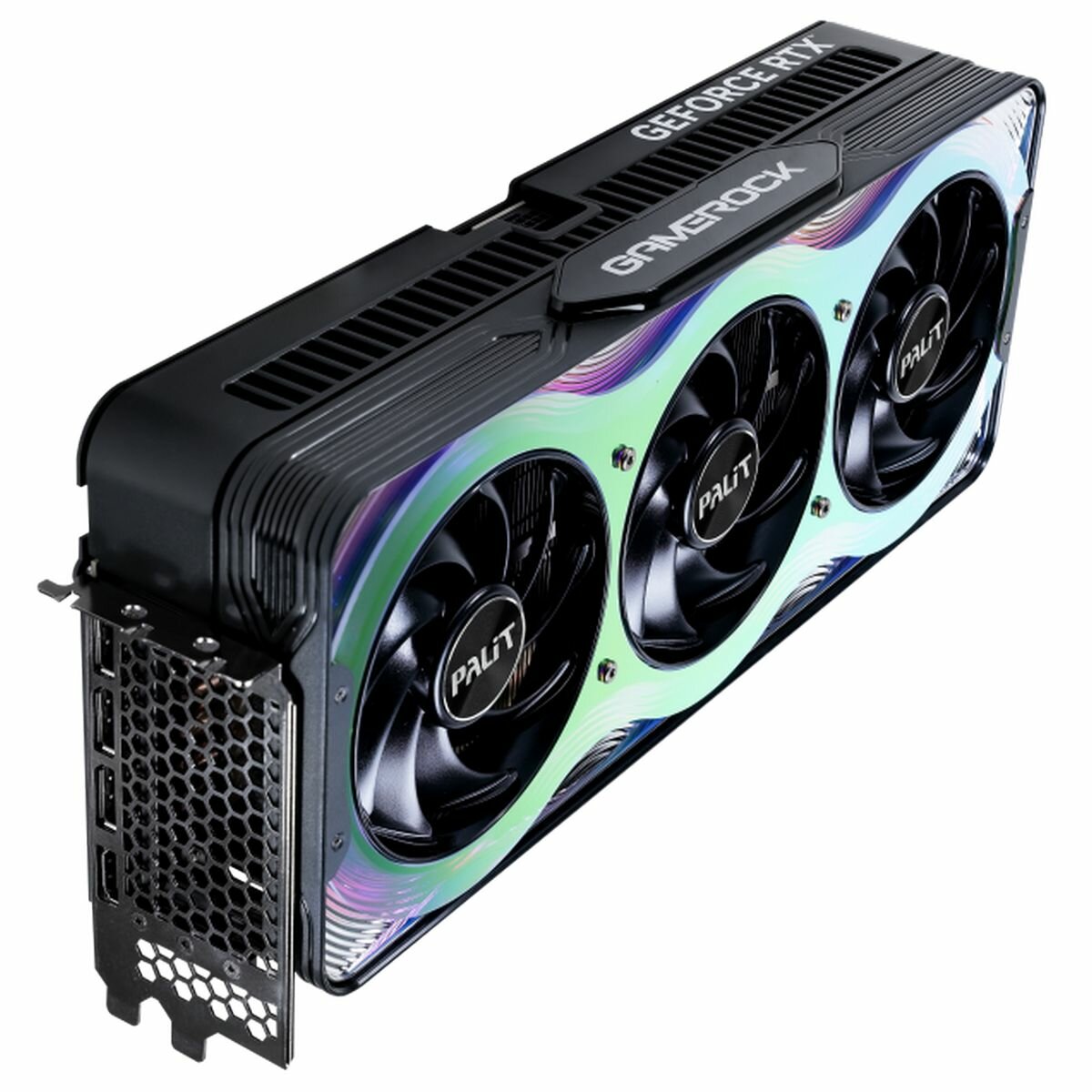 Видеокарта Palit RTX5080 GAMEROCK 16GB GDDR7 256bit 3xDP HDMI 3FAN RTL — фото 1