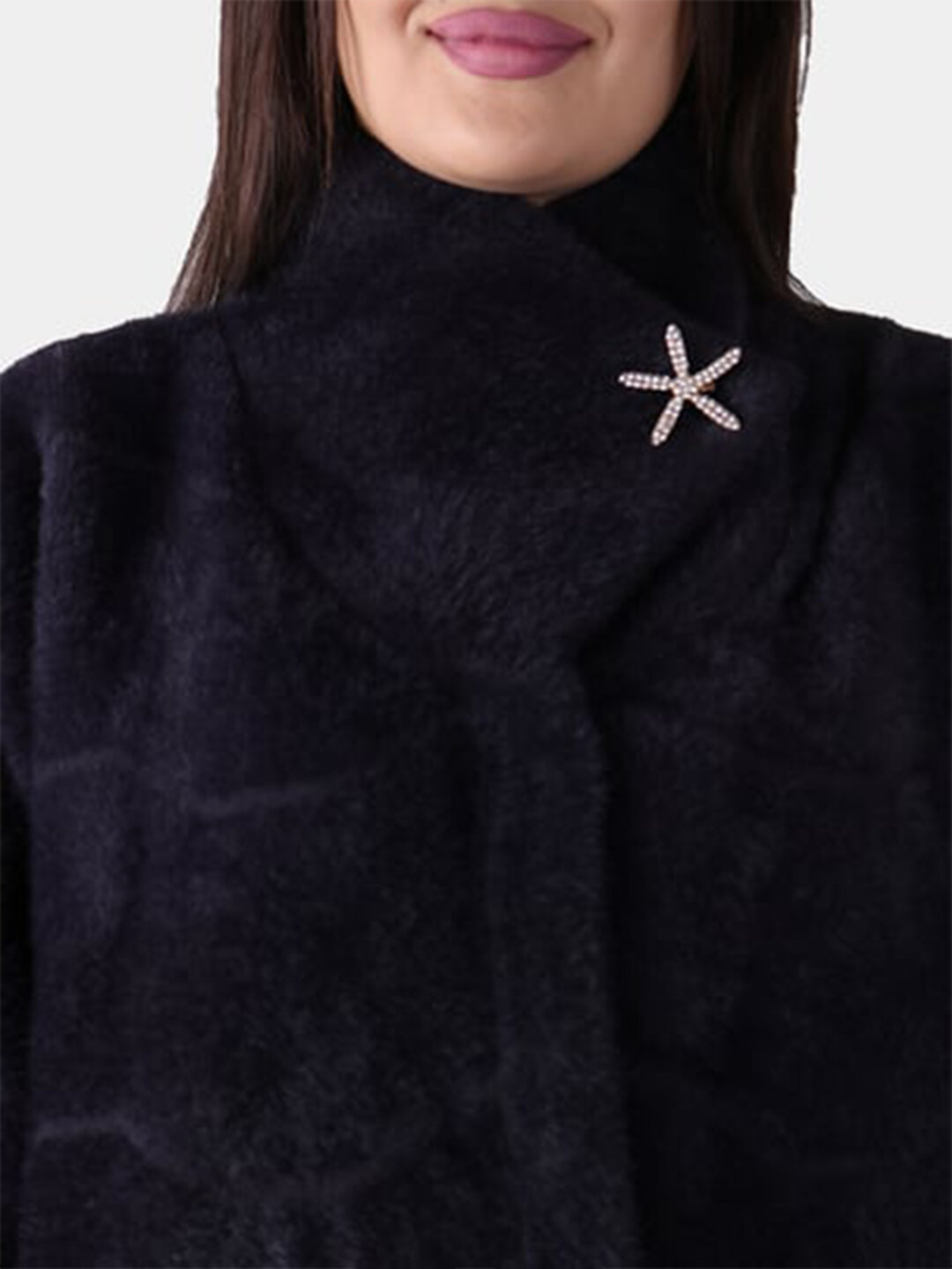 Пальто, размер One Size, фиолетовый — фото 1