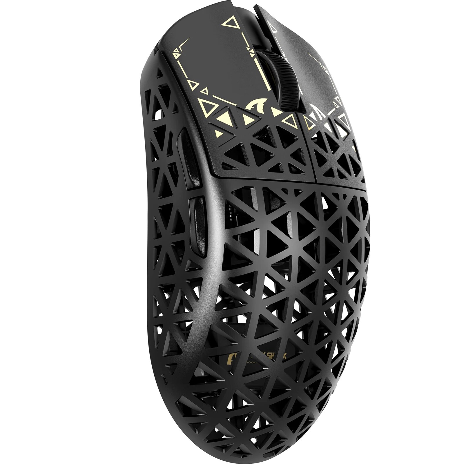 Беспроводная игровая мышь ATTACK SHARK R5 из ультрауглеродного волокна, игровой датчик PixArt PAW3950MAX, 42000 точек на дюйм, 8000 Гц, MCU Nordic 52840, Black