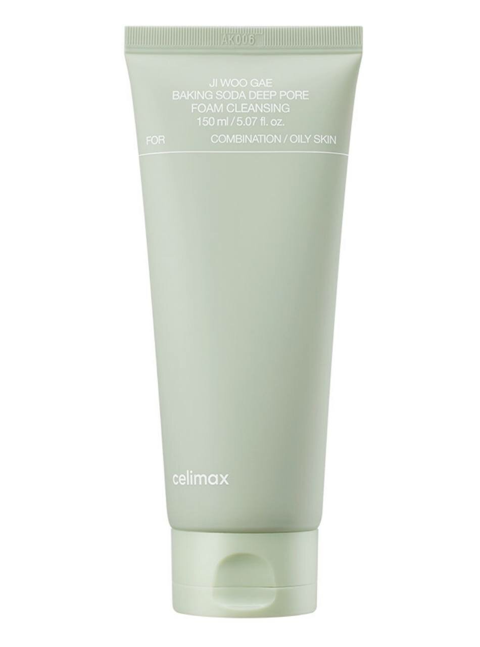 Пенка для умывания CELIMAX, Baking Soda, JI WOO, GAE, Deep Pore Foam Cleanser