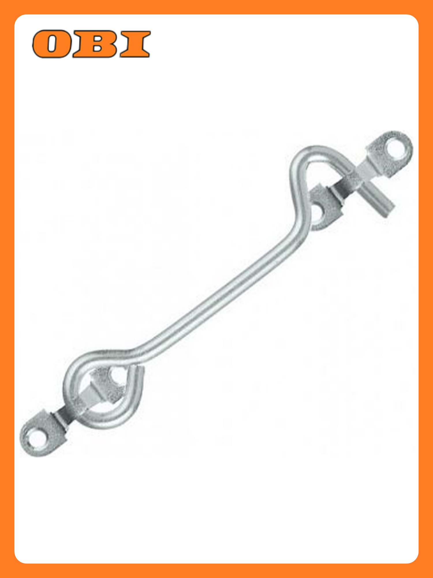 Крючок ветровой Tech-Krep КР-75 оцинкованный накладной серый