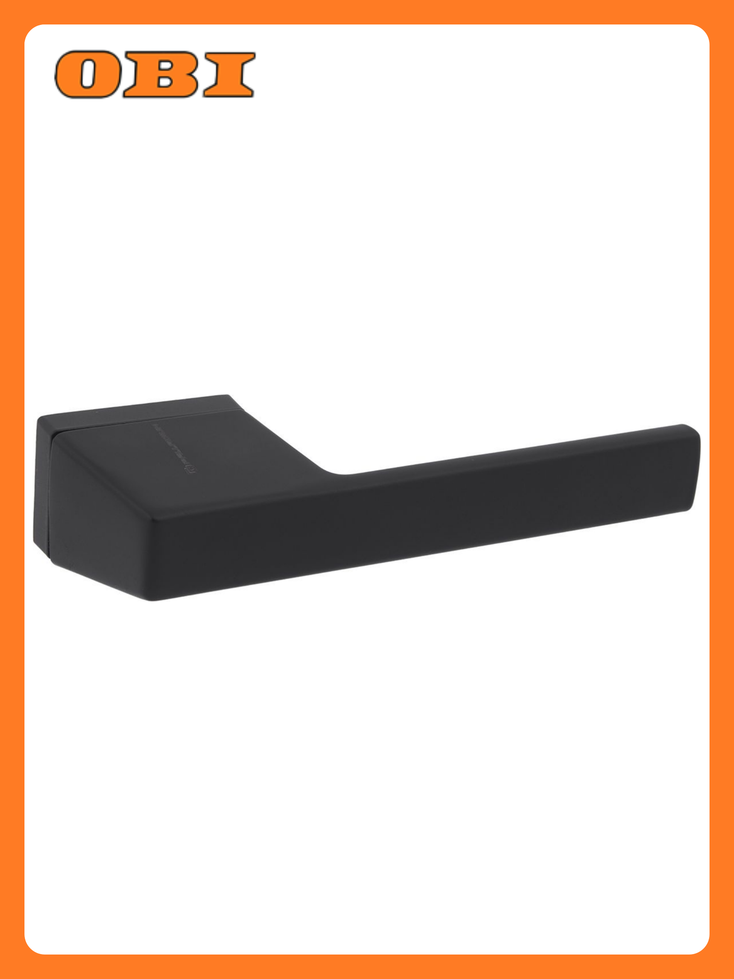 Дверная ручка Palladium Lissitzky ЦАМ черная квадратная 2 шт