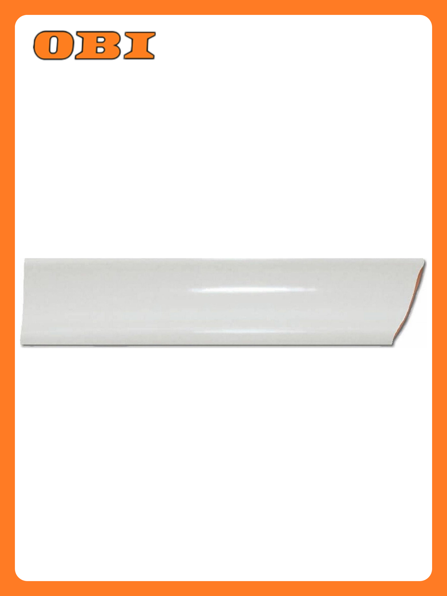 Керамический уголок Ш02000 белый 20х55 см 1 шт