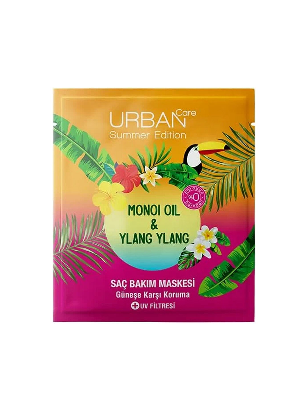 Маска URBAN Care "Monoi Oil&Ylang Ylang", для всех типов, для всей длины волос, 50 мл — фото 1