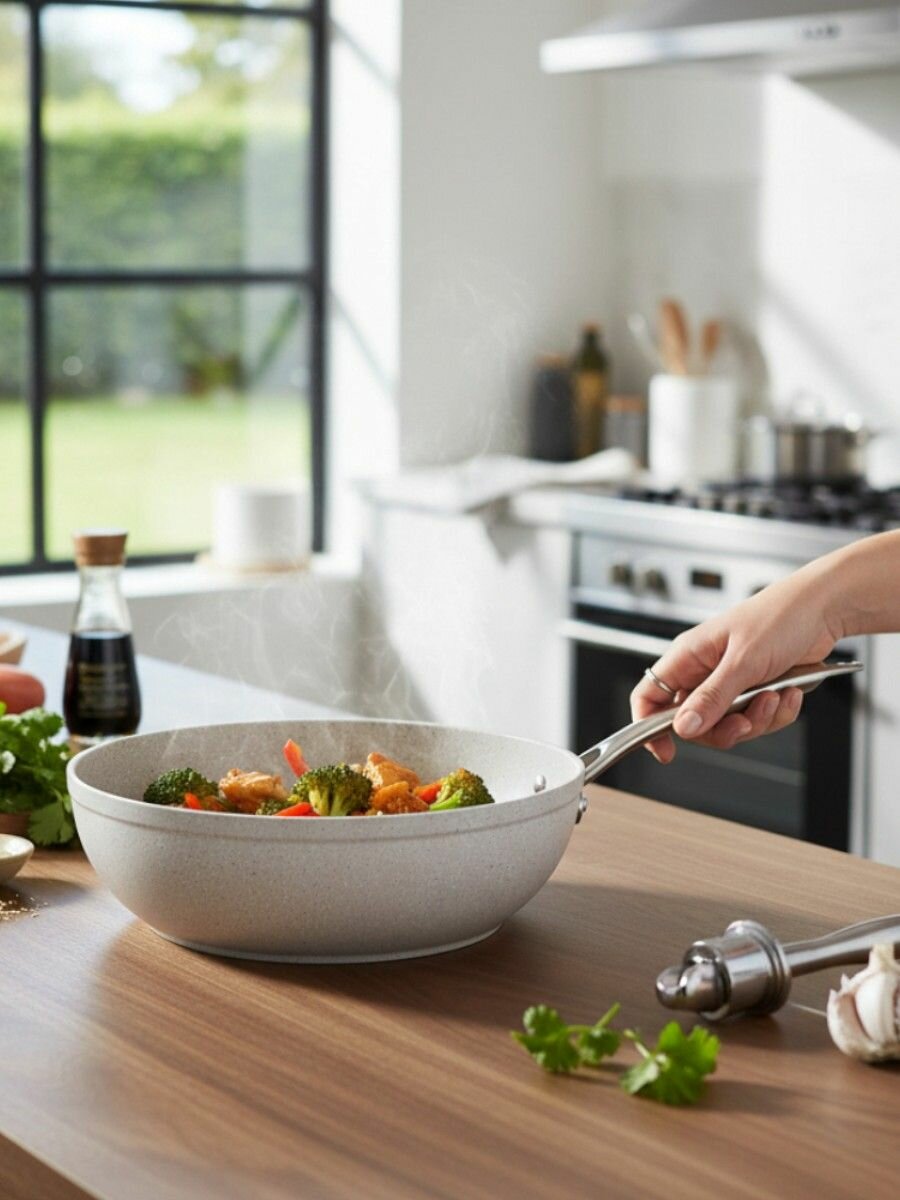 Сковорода-вок Korkmaz Granita 28 см Wok