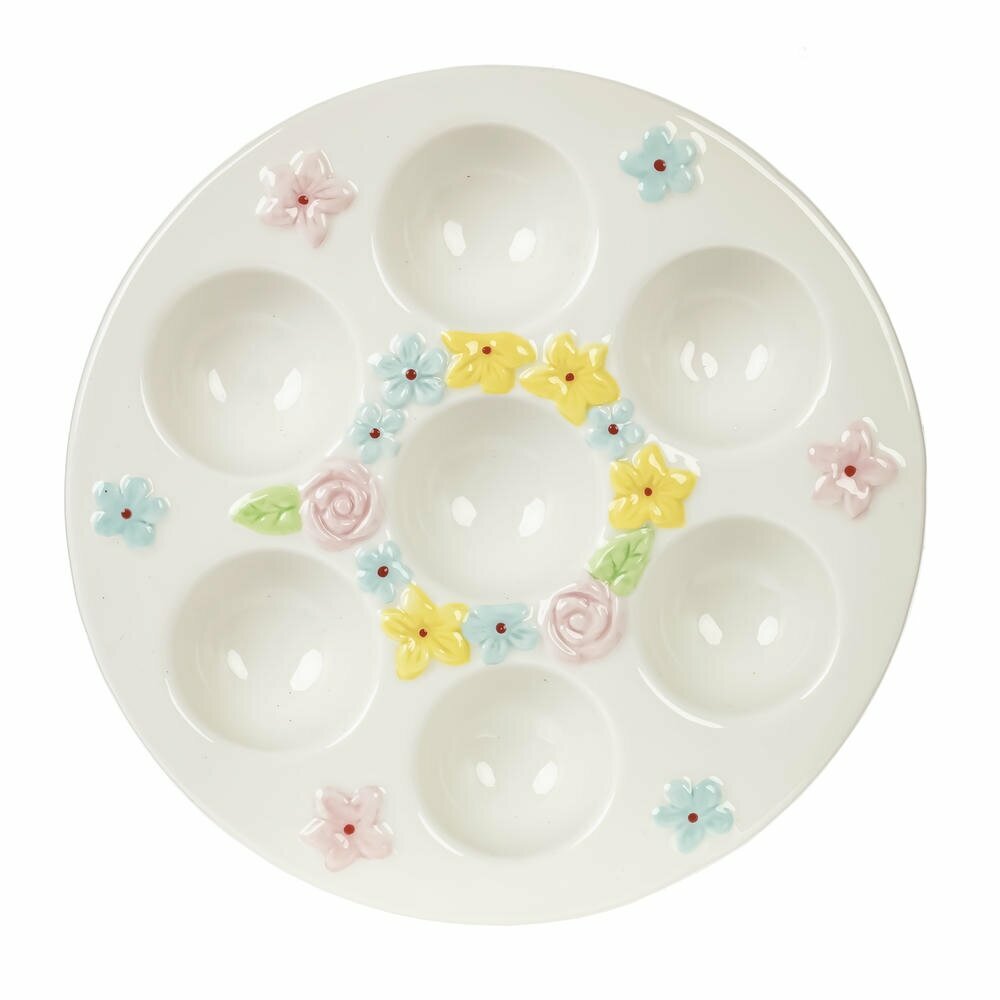 Тарелка для 7-ми яиц, L19,5 W19,5 H2,5 см