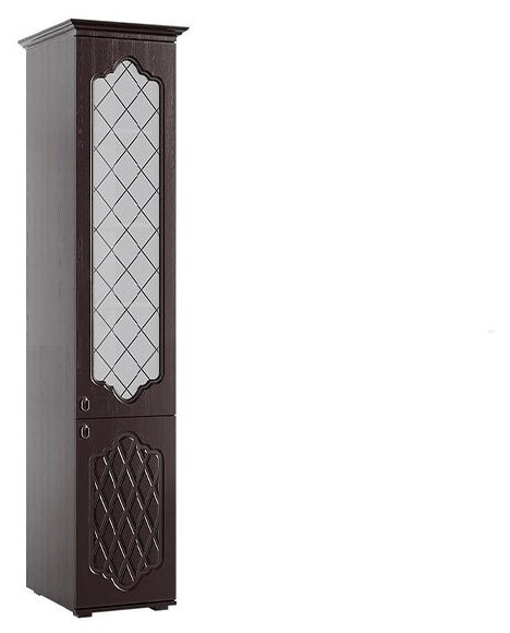 фото Шкаф Миф Престиж шоколад / венге 47.5х56.5х215 см