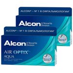 Контактные линзы Alcon Air Optix Aqua, 6 шт. - изображение